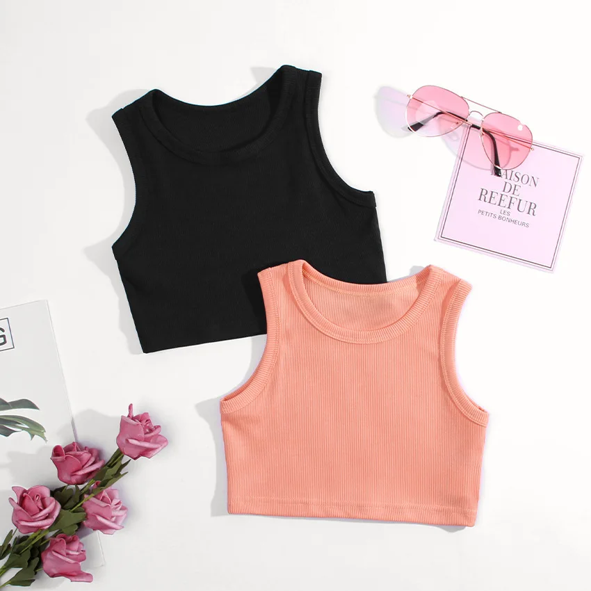 Baby Clothing Essentials - Summer Girls Underwear Sleeveless Shirts for