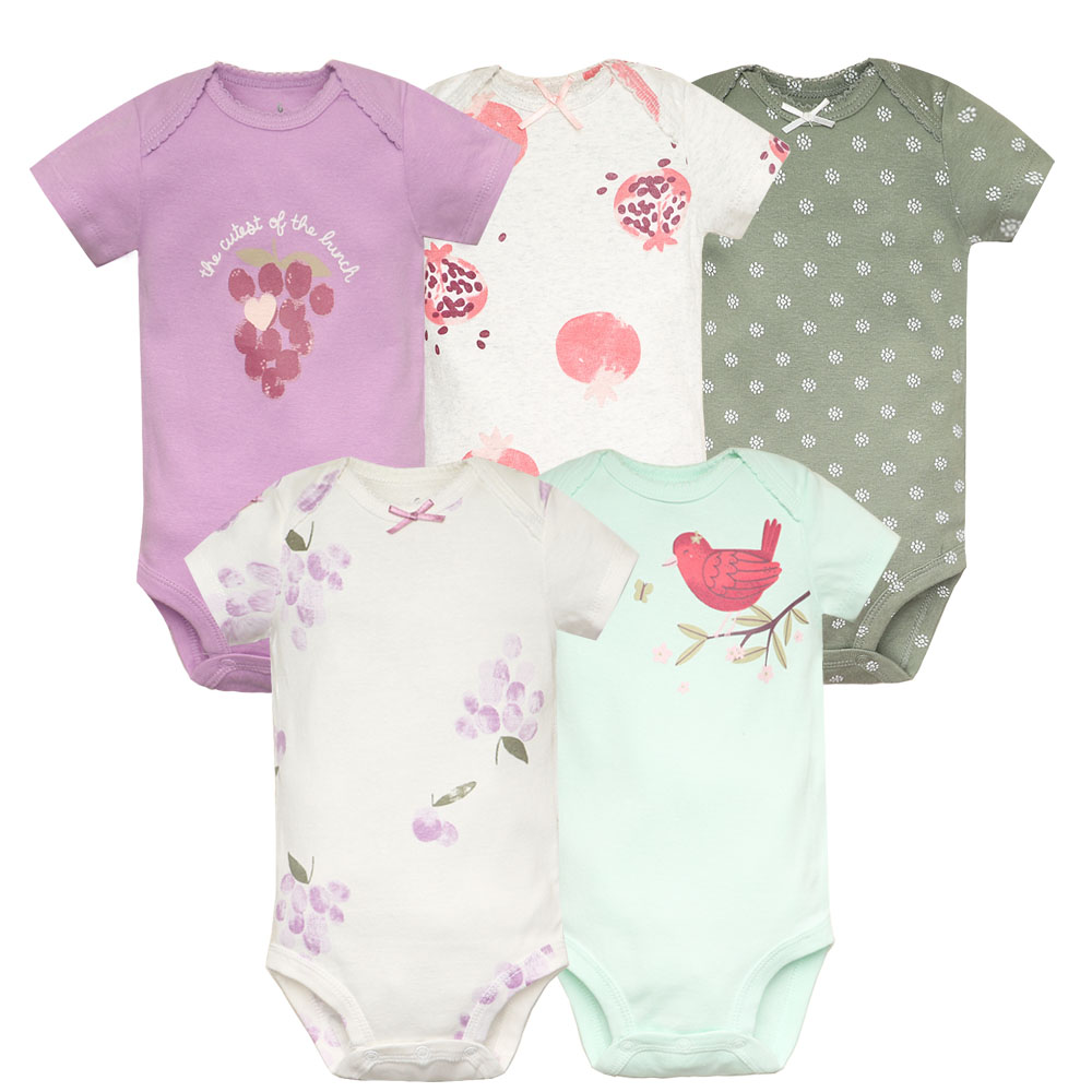 Baby Clothing Gender Neutral - 5pcs/lot Baby Bodysuit Fashion Girl Clothes