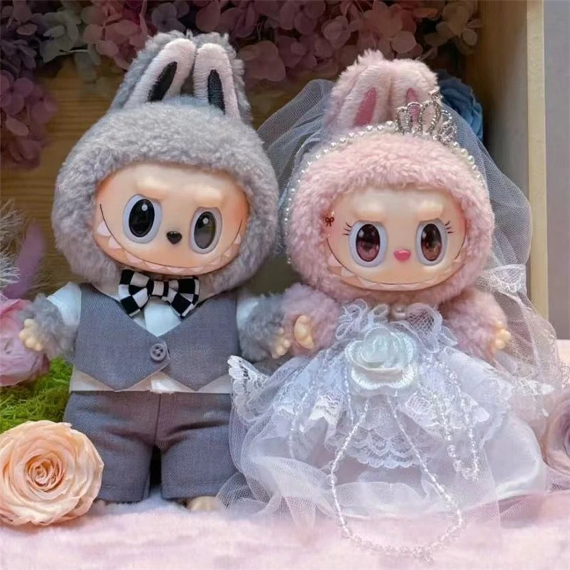 Baby Clothing Usa - 15 17cm For Labubu Doll Wedding