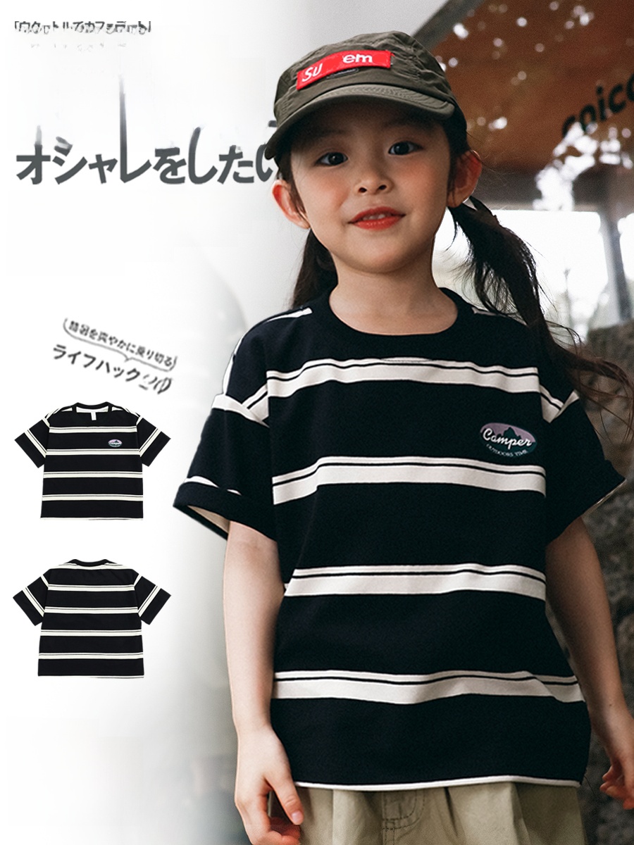 Baby Clothing Usa - Outdoor Short Sleeve T-Shirt for Girls