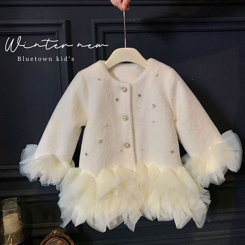 Girls' Furry Princess Mesh Coa - огляд і ціна Baby Clothing Quilt