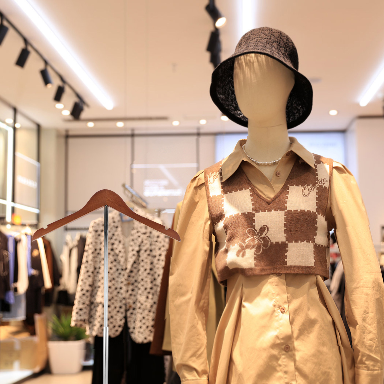 T-Shaped Clothing Display Stan - огляд і ціна Baby Clothing Stores