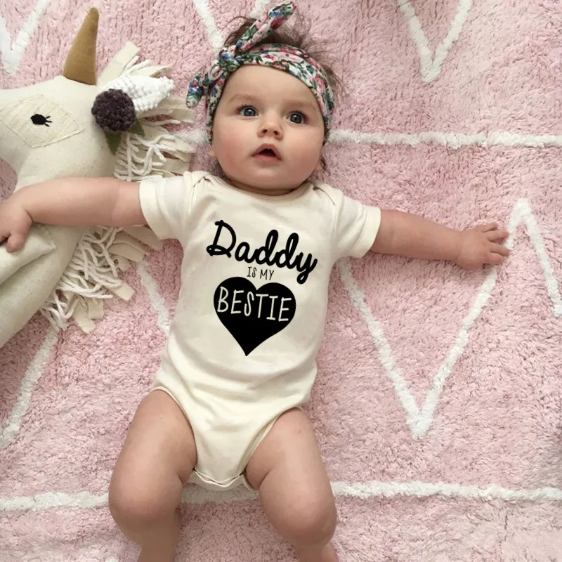 Daddy Is My Bestie Cute Baby B - огляд і ціна Baby Clothing Gender Neutral