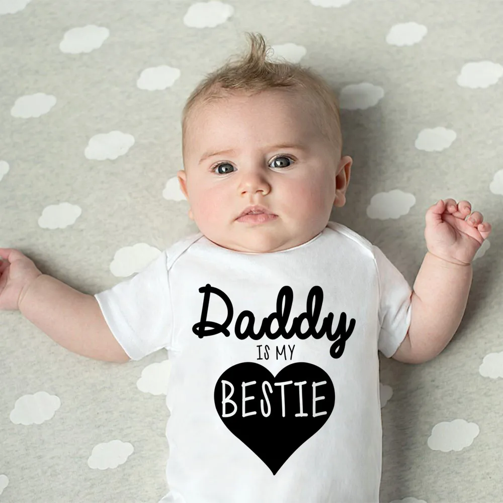 Daddy Is My Bestie Cute Baby B - огляд і ціна Baby Clothing Gender Neutral