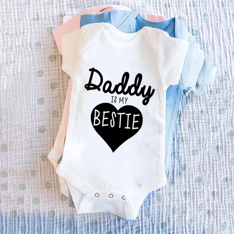 Daddy Is My Bestie Cute Baby B - огляд і ціна Baby Clothing Gender Neutral