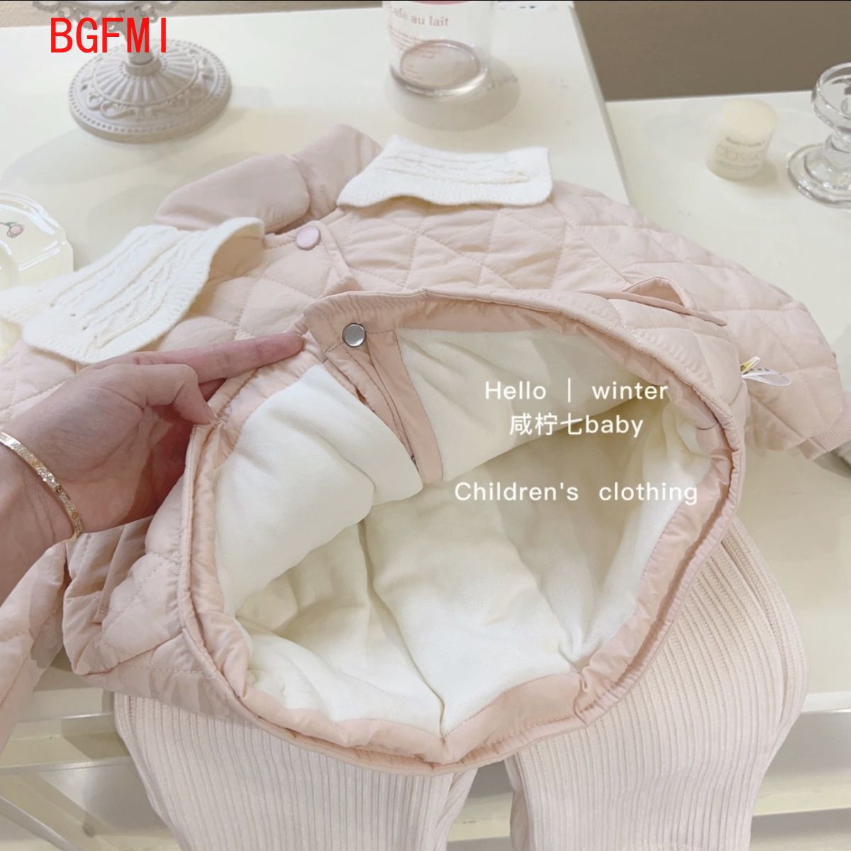 Girls Pink Velvet Inner Cotton - огляд і ціна Baby Clothing Quilt