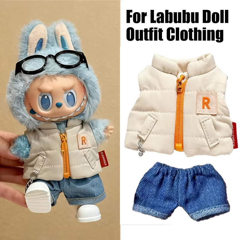 For 15 17cm Labubu Doll Solid  - огляд і ціна Baby Clothing Usa